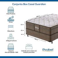 Conjunto Box Casal Mola Probel Guardian (138x188x58cm) - 8