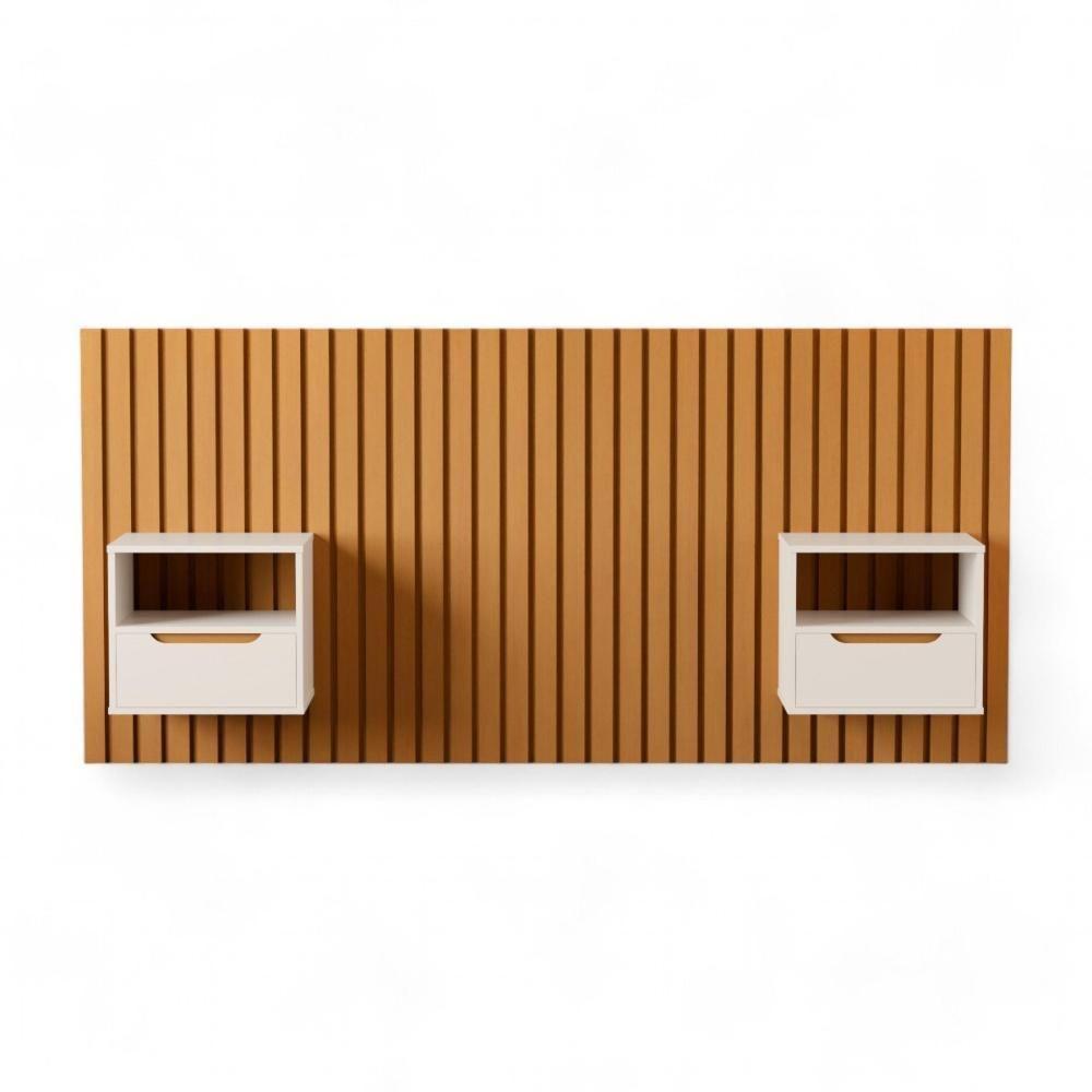 Cabeceira Solteiro Maracá Com 2 Mesas De Cabeceira Jb Móveis - 4