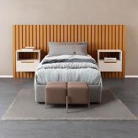 Cabeceira Solteiro Maracá Com 2 Mesas De Cabeceira Jb Móveis - 1