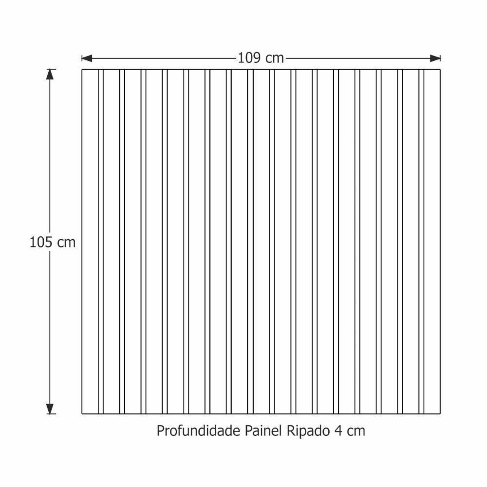 Cabeceira Solteiro Maracá Nature Jb Móveis - 2
