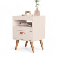 Kit 02 Mesas De Cabeceira Flex Sal Off White E Ypê Sal - 3