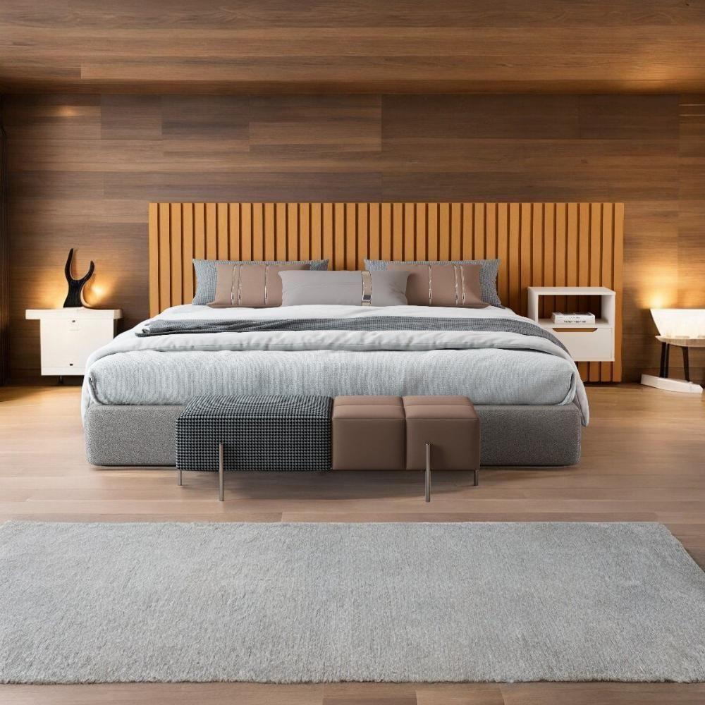 Cabeceira King Maracá Com 01 Mesa De Cabeceira Jb Móveis - 1