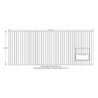 Cabeceira King Maracá Com 01 Mesa De Cabeceira Jb Móveis - 3