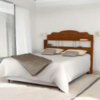 Cabeceira Com Prateleira Harmonia Solteiro Cinamomo E Off - 1