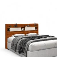 Cabeceira Com Prateleiras Nyce Queen Cinamomo E Off - 3