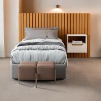 Cabeceira Solteiro Maracá Com 01 Mesa De Cabeceira Jb Móveis - 1