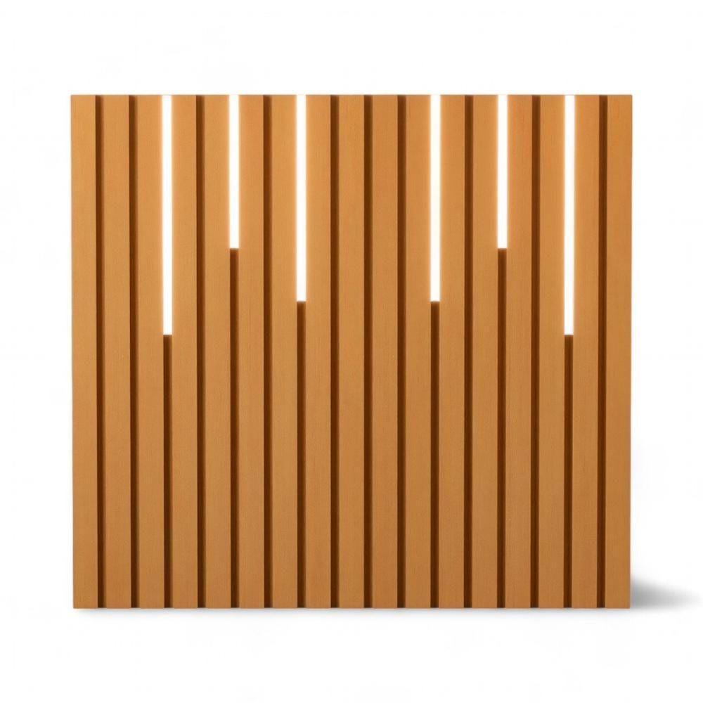 Cabeceira Solteiro Maracá Nature Com Leds Jb Móveis - 3