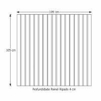 Cabeceira Solteiro Maracá Nature Com Leds Jb Móveis - 2