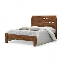 Cama Casal Com Aplique Espelho Colônia Malbec - 3