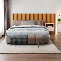 Cabeceira Casal-queen Maracá Com 01 Mesa De Cabeceira Jb - 1