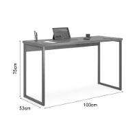 Mesa Home Office Escrivaninha Shine 1,00 Branco - 3