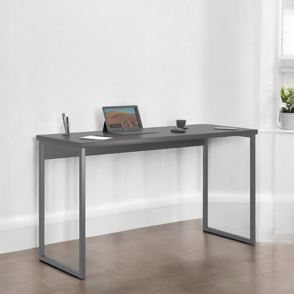 Mesa Home Office Escrivaninha Shine 1,20 Preta - 1