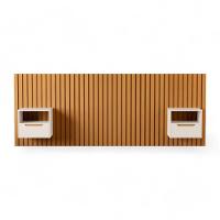 Cabeceira Casal-queen Maracá Com 2 Mesas De Cabeceira Jb - 4