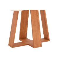 Sala de Jantar Completa Lins c/ Tampo Madeirado c/ Vidro 160x90cm e 6 Cadeiras Bella Nature/Marrom Amêndoa - Henn - 2