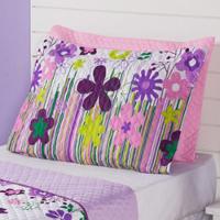 Kit Coordenado Cobre Leito Com Lençol Solteiro Alegria Lilás - 6