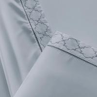 Jogo De Lençol Queen Isa Micropercal 300 Fios 4 Peças Cinza - 1