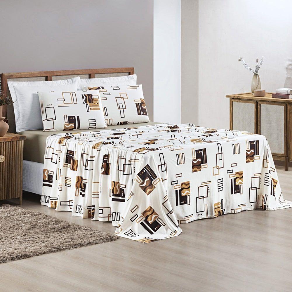 Jogo Lençol Queen Malha Milly 4 Pçs Avela - 3