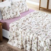 Jogo Lençol King Malha Milly 4 Pçs Butter - 1