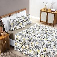 Jogo Lençol Casal Malha Milly 4 Pçs Bloss