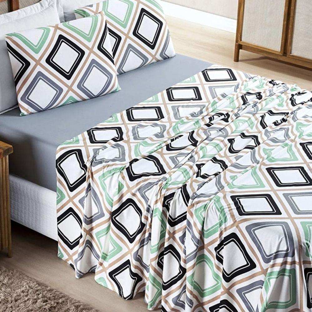 Jogo Lençol Solteiro Malha Milly 3 Pçs Harmo - 2