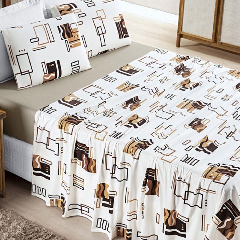 Jogo Lençol Solteiro Malha Milly 3 Pçs Avela - 1