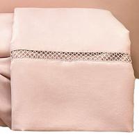 Jogo De Cama Lençol Queen Apolo Micropercal 300 Fios - Rosê - 3