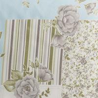 Jogo De Cama Lençol Solteiro Minuano 100% Algodão 3 Peças - Azul - 1