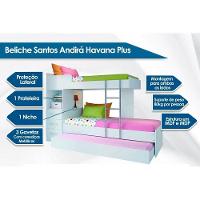 Treliche Plus c/ 3 Gavetas c/Auxiliar Jatoba - Santos Andirá - 4