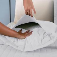 Kit Cobre Leito Colcha Unique Casal Padrão 3 Peças Matelado Percal 300 Fios - Branco - 2