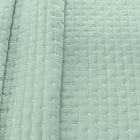 Kit Cobre Leito Colcha Quality Casal 3 Peças Percale 200 Fios Bordado - Verde Menta - 3