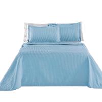 Kit Cobre Leito Colcha Sorento Queen 3 Peças Piquet 100% Algodão Premium - Azul Serenity - 1