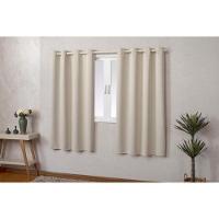 Cortina Blackout 2 Metros Tilia Varão 2,0 X 1,7 M Sala Quarto - Bege - 1