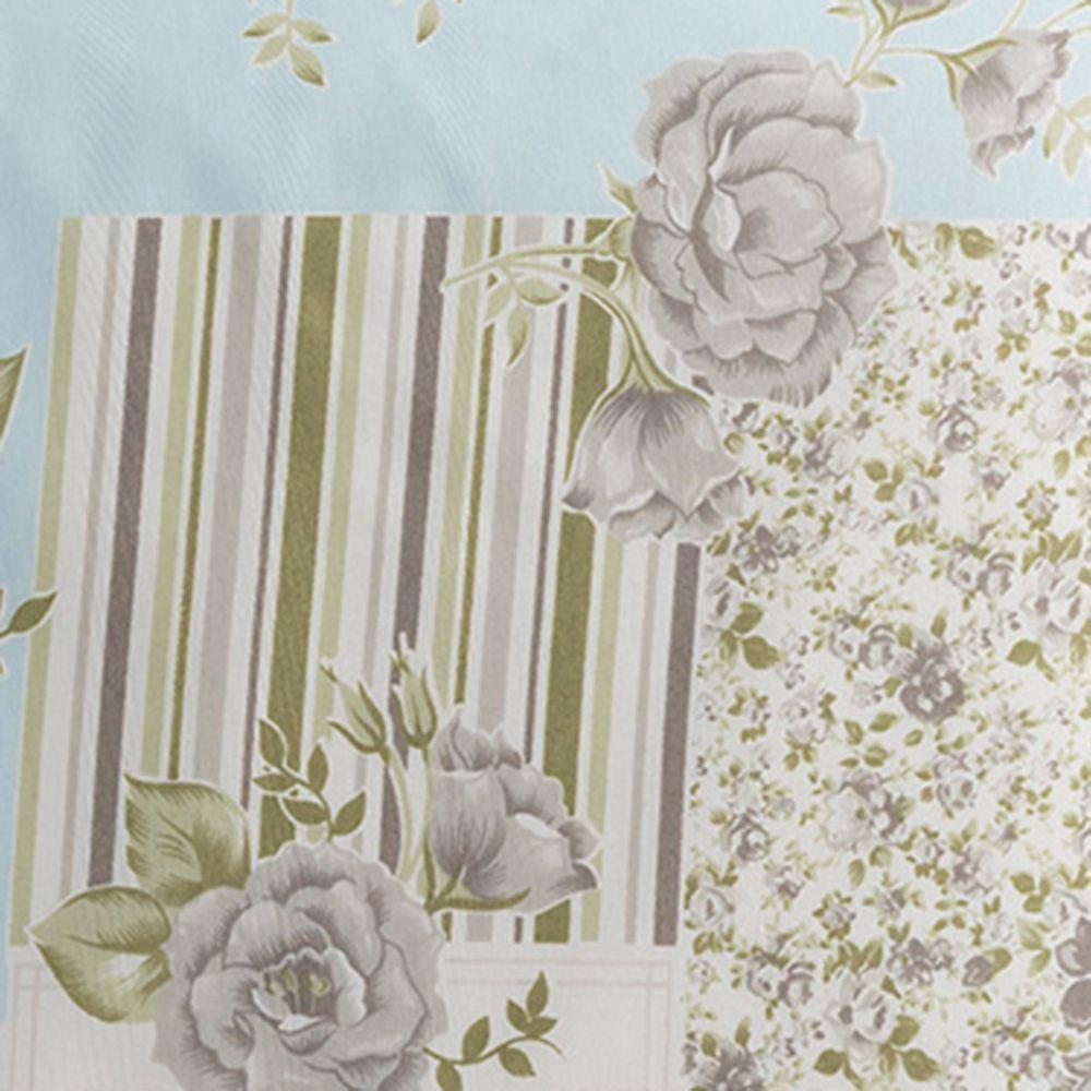 Jogo De Cama Lençol Casal Minuano 100% Algodão 4 Peças - Azul - 2