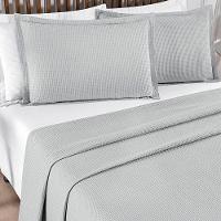 Kit Cobre Leito Colcha Lavinne King Dupla Face - Cinza - 2