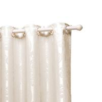 Cortina Jacquard 3,0 X 2,7m Sala Quarto Palha - 3