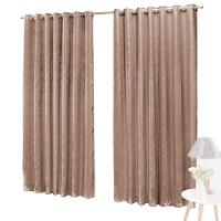 Cortina Jacquard 3,0 X 2,7m Sala Quarto Bege - 1