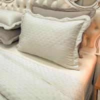 Kit Cobre Leito Colcha Diplomata King Dupla Face 3 Peças - Palha - 2