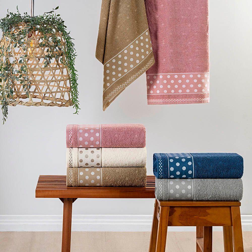 Toalha De Banho Celine 01 Peça 100% Algodão 450g/m² Suave - Fendi - 2