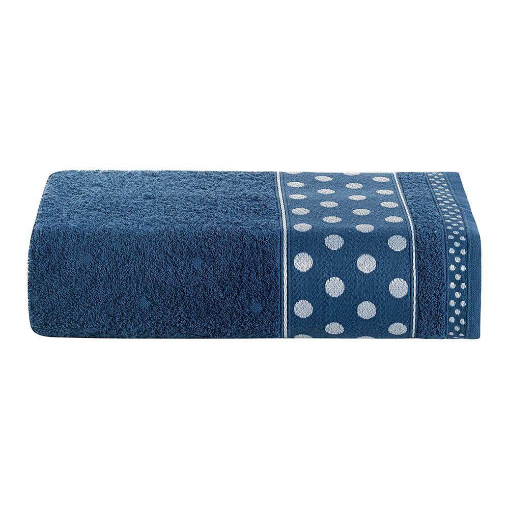 Toalha De Banho Celine 01 Peça 100% Algodão 450g/m² Suave - Azul Marinho - 1