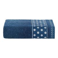 Toalha De Banho Celine 01 Peça 100% Algodão 450g/m² Suave - Azul Marinho - 1