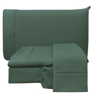 Jogo De Cama Lençol Queen Conforto Percal 300 Fios 4 Peças - Verde