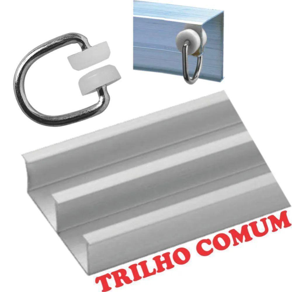 Cortina Em Jacquard Bahamas 2,00 X 1,70 Para Trilho Comum - Palha - 2