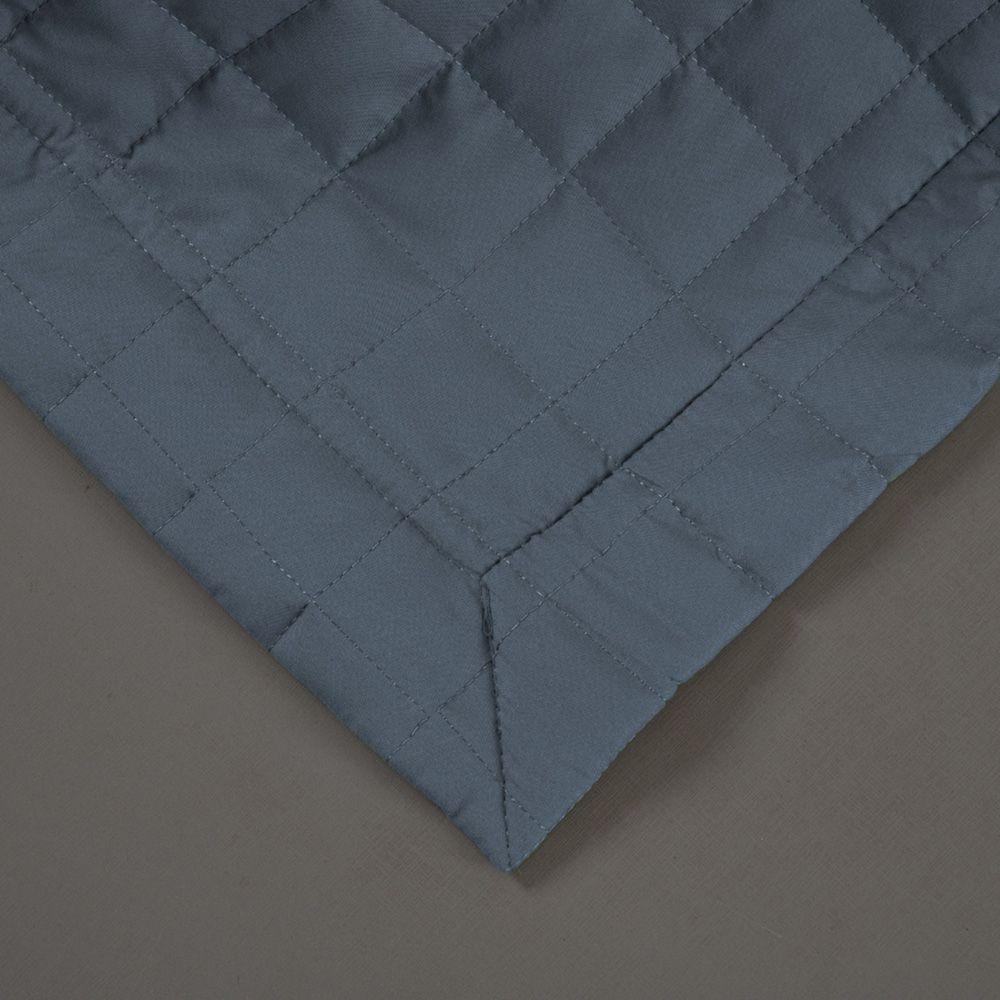 Kit Cobre Leito Colcha Monaco Queen Dupla Face 3 Peças - Azul - 3