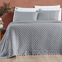 Cobre Leito Nobless Casal Padrão 03 Peças - Grafite - 1