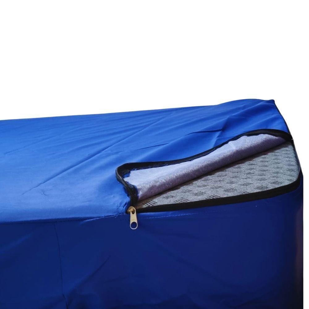 Protetor Colchão Impermeavel Hospitalar Com Ziper Azul Solteiro - 4