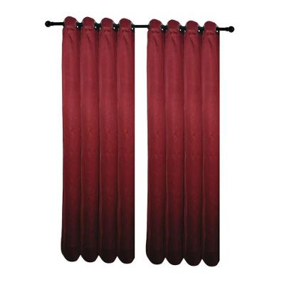 Cortina Tecido Tafeta 3,00x2,50 Vermelho Escuro