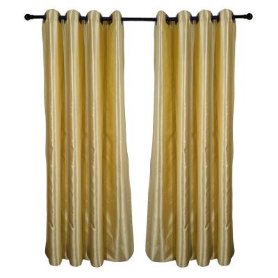 Cortina Tecido Shantung Luxo 3,00x2,50 Dourado