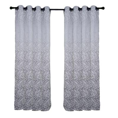 Cortina Tecido Linho Bordado 3,00x2,50 Branco