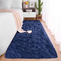 Passadeira Quarto Felpudo Peludo Cinza 60 X 180 Cm - 1