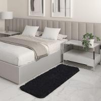 Tapete Passadeira Quarto Antiderrapante Preto 50 X 140 Cm - 1